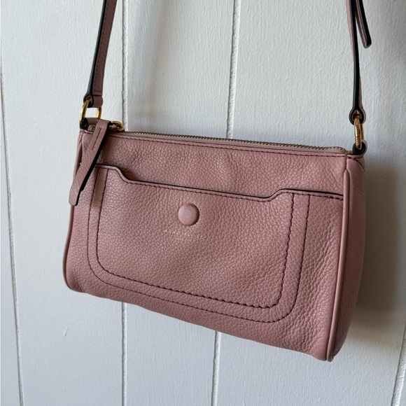 Marc Jacobs Empire City Leather Crossbody Bag Rose Light Pink - Picture 4 of 15